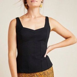 Anthropologie Kyla Tank Black - Size Small